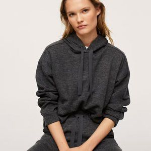 NWT Mango Flecked Hoodie - S